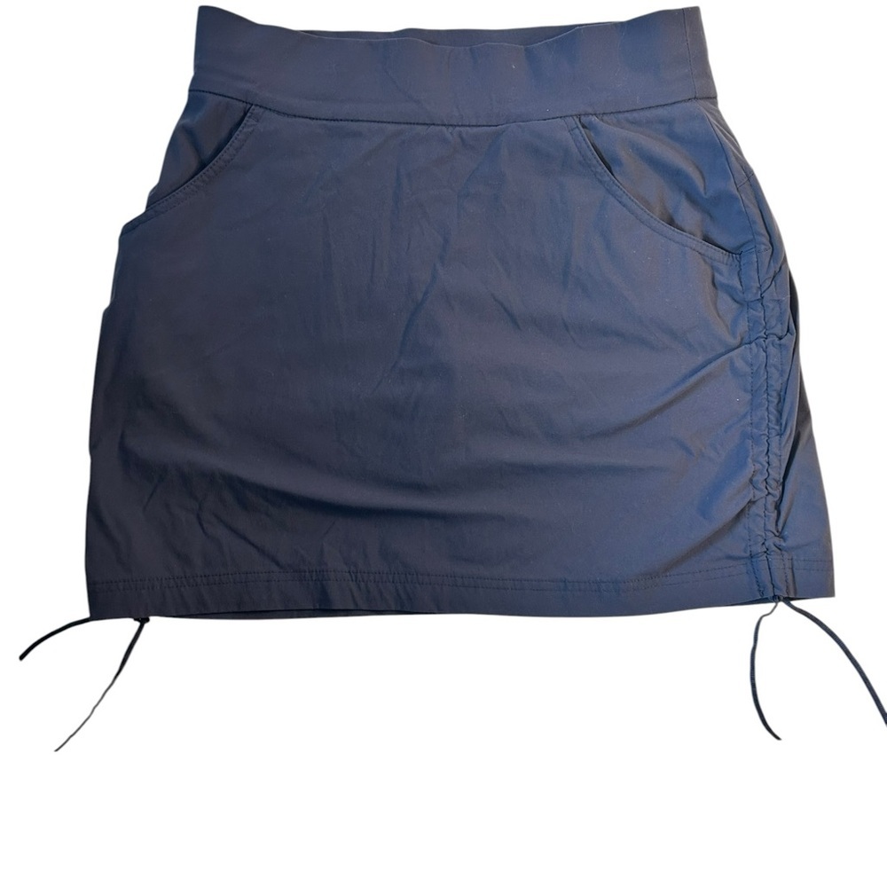 Columbia Navy Skort Athletic Hiking Omni-Shield Drawstring Side S